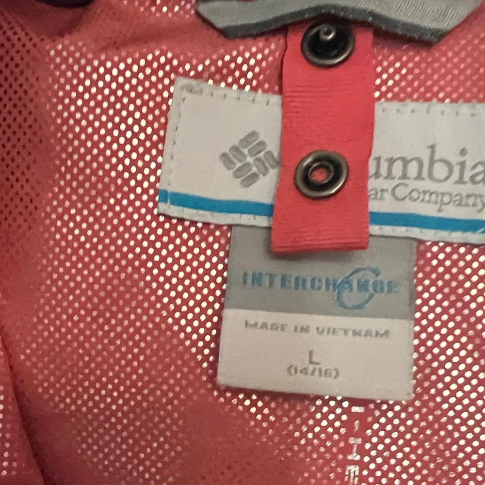Columbia kids Burgundy Floral Ski Jacket